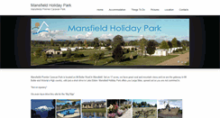 Desktop Screenshot of mansfieldholidaypark.com.au